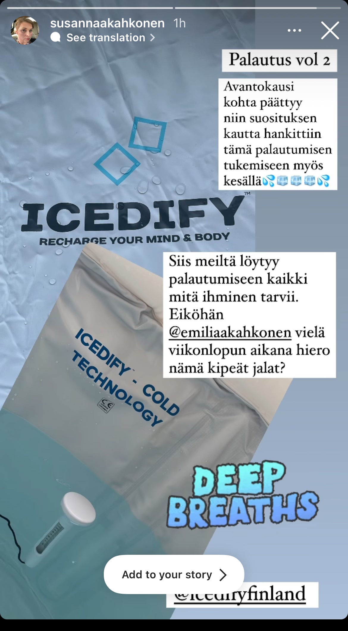 ICEDIFY® - EU-STANDARDI NORDIC KYLMÄALLAS (Täydellinen setti)